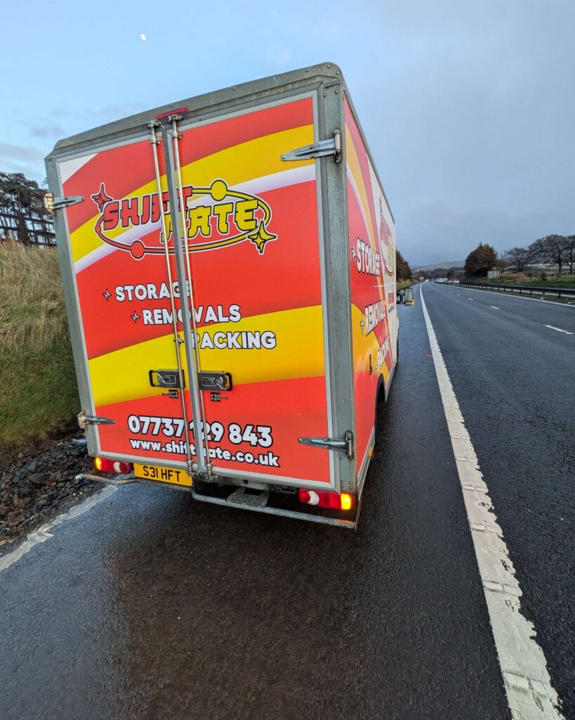 ShiftMate removals van on the road providing long distance removals from Wolverhampton across the UK